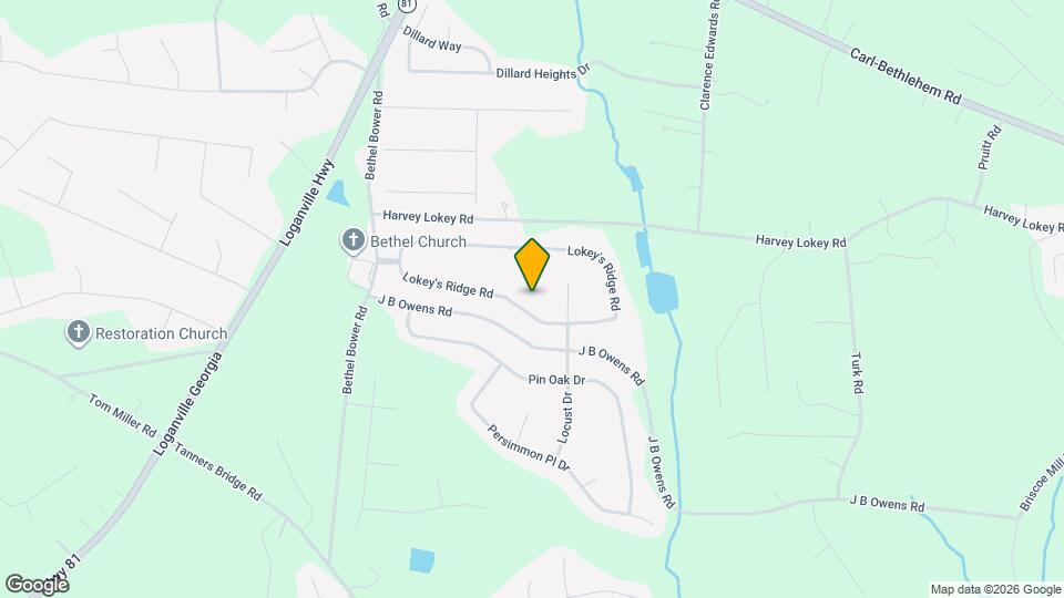 332 Lokeys Ridge Rd Map and Location Details