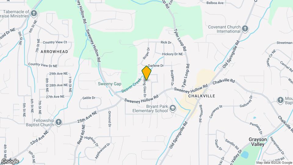 5221 Sterling Glen Dr Map and Location Details
