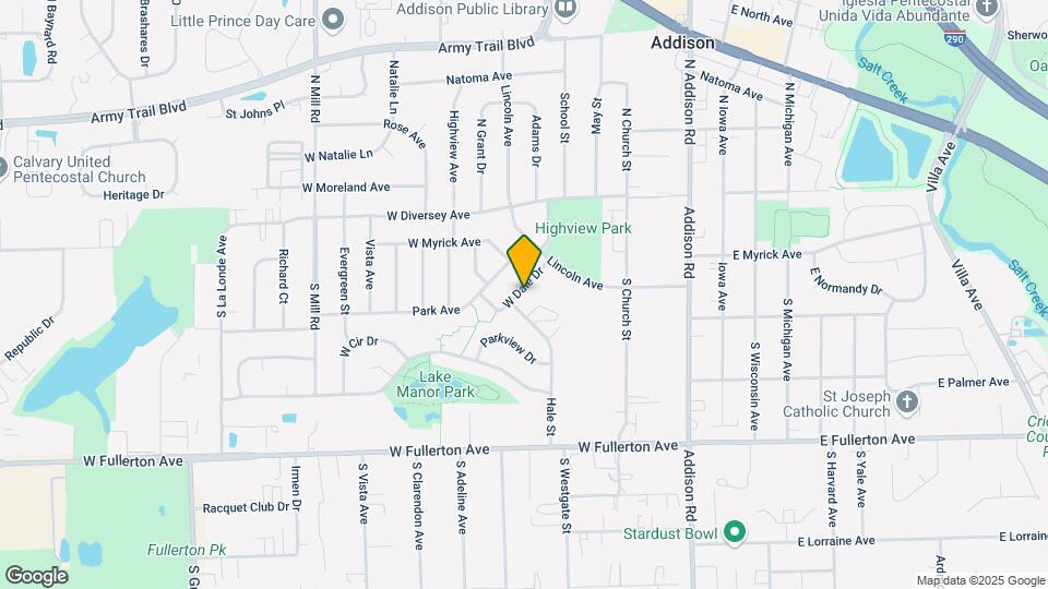 325 W Dale Dr Map and Location Details