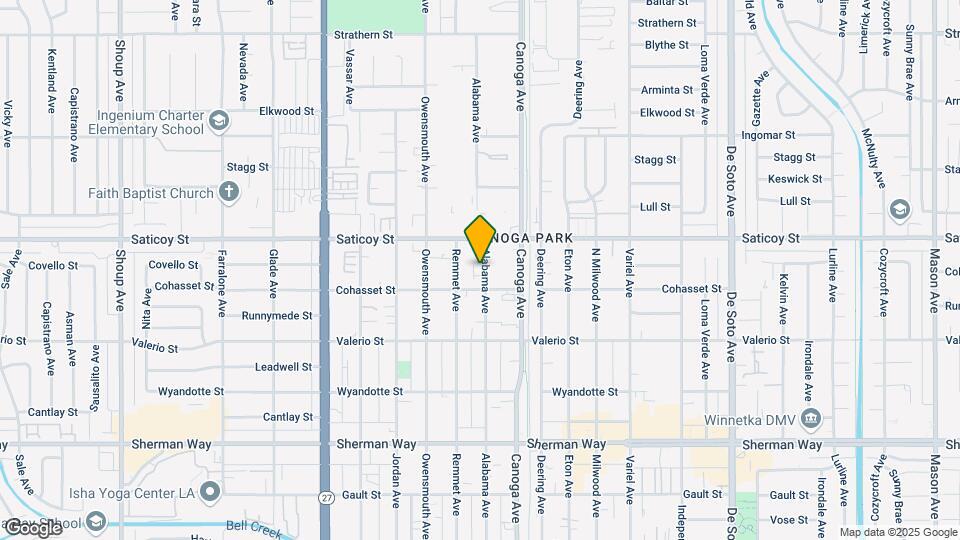 7523 Alabama Ave Mapa y Detalles de la Ubicación