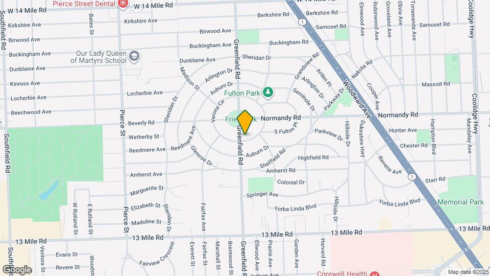 4418 S Verona Cir Map and Location Details