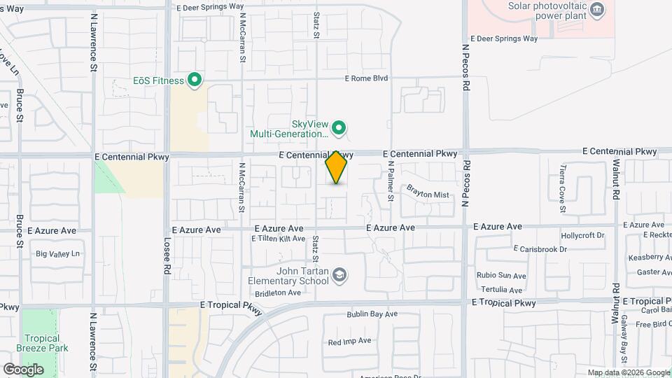 3031 Misty Pine Ave. Mapa y Detalles de la Ubicación