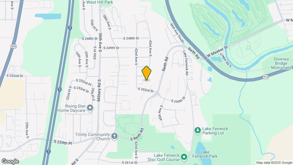 4234 S 252nd Pl Map and Location Details