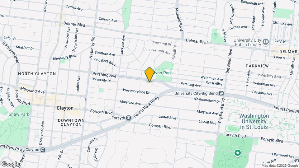7316 Pershing Ave Mapa y Detalles de la Ubicación