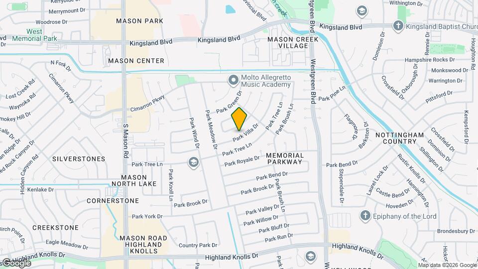 21338 Park Villa Dr Map and Location Details