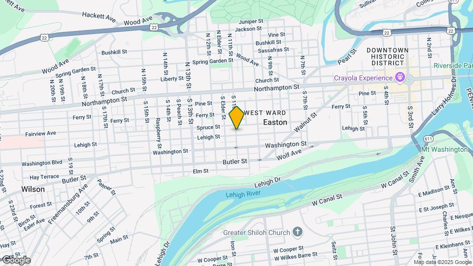 1053 Lehigh St Map and Location Details