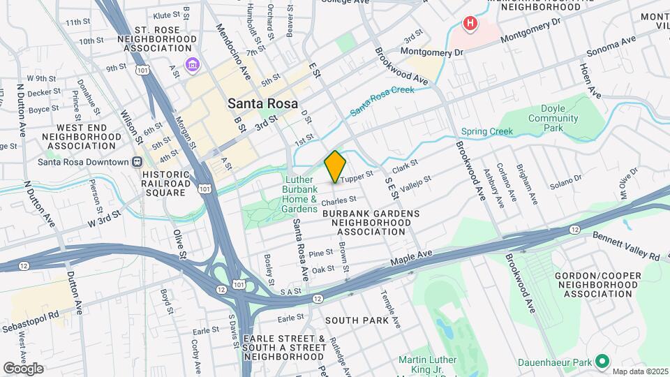 210 Brown St Map and Location Details