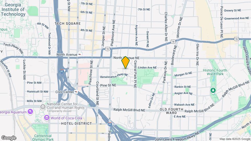 240 Renaissance Pkwy NE, Unit 307 Map and Location Details