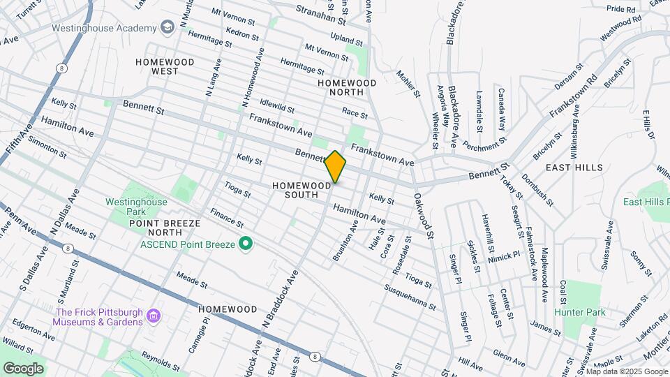7600-7608 Kelly St Mapa y Detalles de la Ubicación
