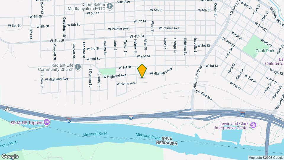 1819 W Horne Ave, Unit 1819 1-2 Map and Location Details