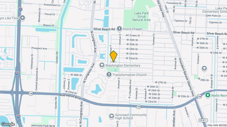 1645 W 31st St Map and Location Details