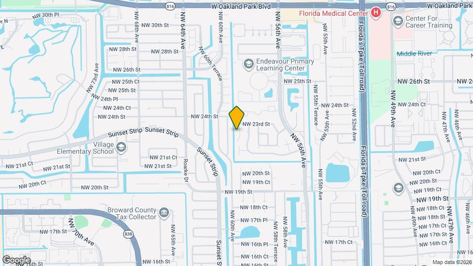 2235 NW 59th Wy Map and Location Details