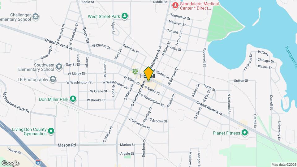 201 E Grand River Ave, Unit C Map and Location Details