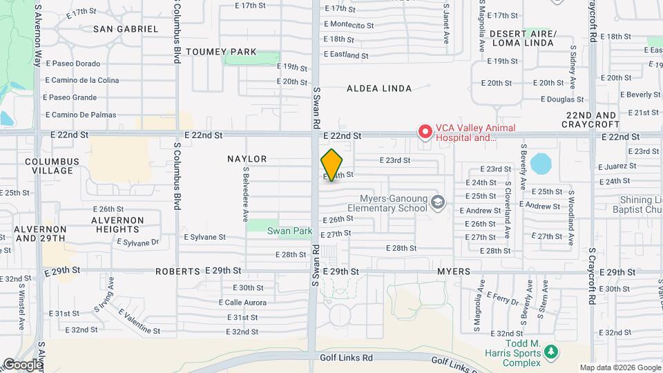 4725 E 25th St Map and Location Details