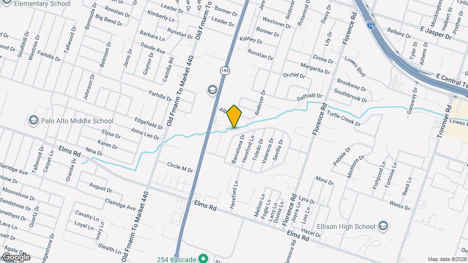 2903 cantabrian dr, Unit B Mapa y Detalles de la Ubicación