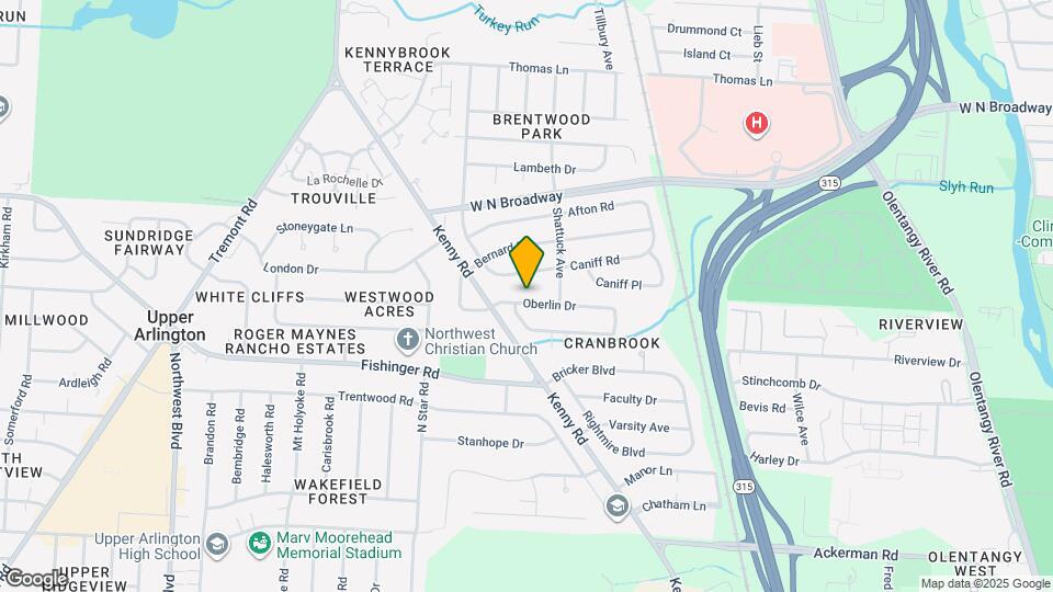 1062 Oberlin Dr Mapa y Detalles de la Ubicación