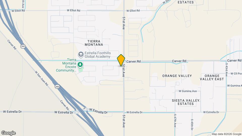 11777 S 51st Dr Map and Location Details