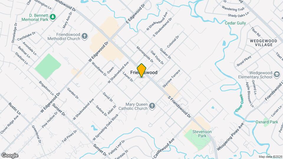 408 S Friendswood Dr Map and Location Details