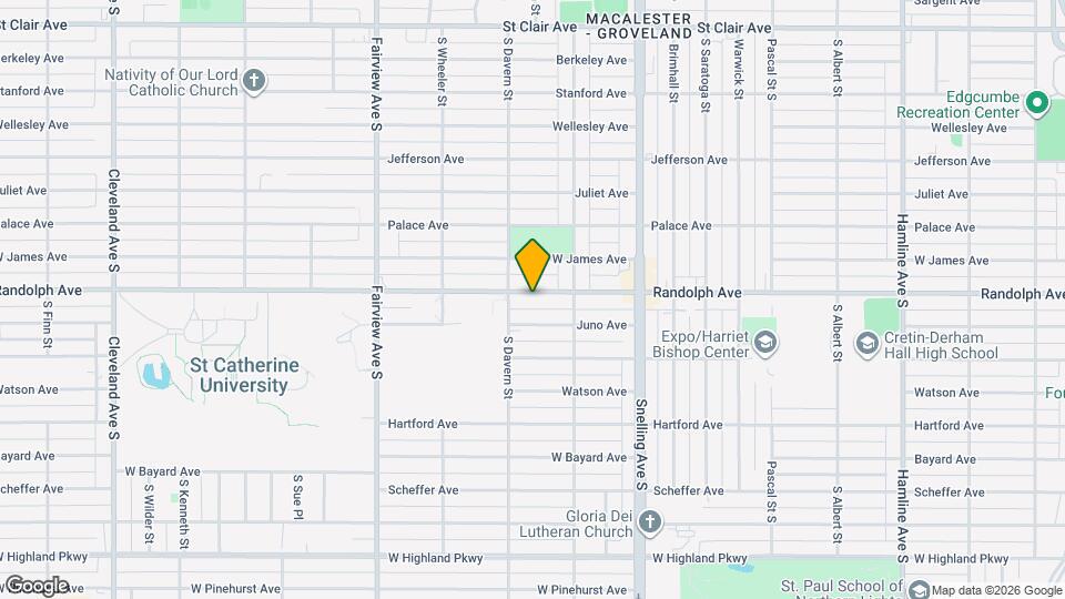 1676 Randolph Ave, Unit #2 Map and Location Details