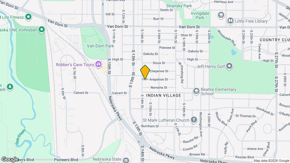 1409 Arapahoe St Map and Location Details