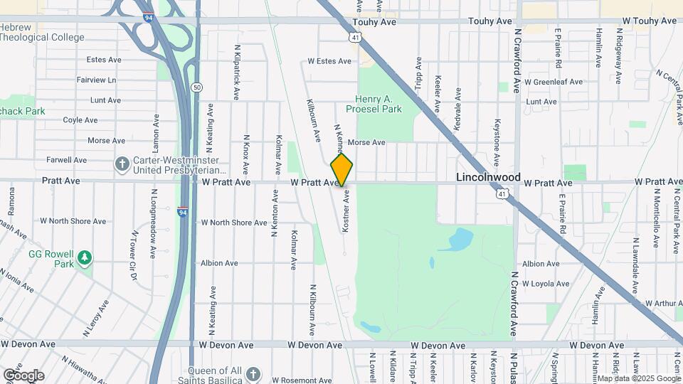 6750 N Kostner Ave Map and Location Details