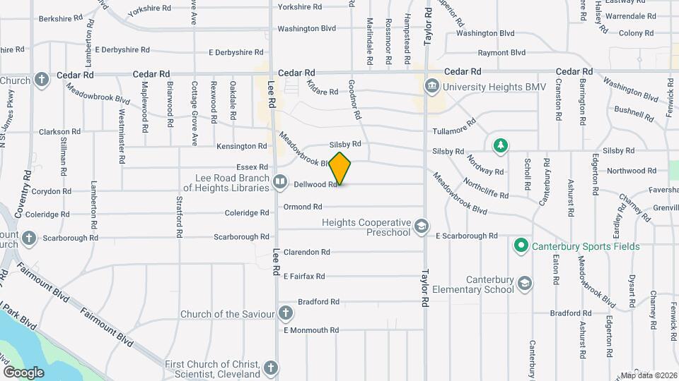 3300 Dellwood Rd Map and Location Details