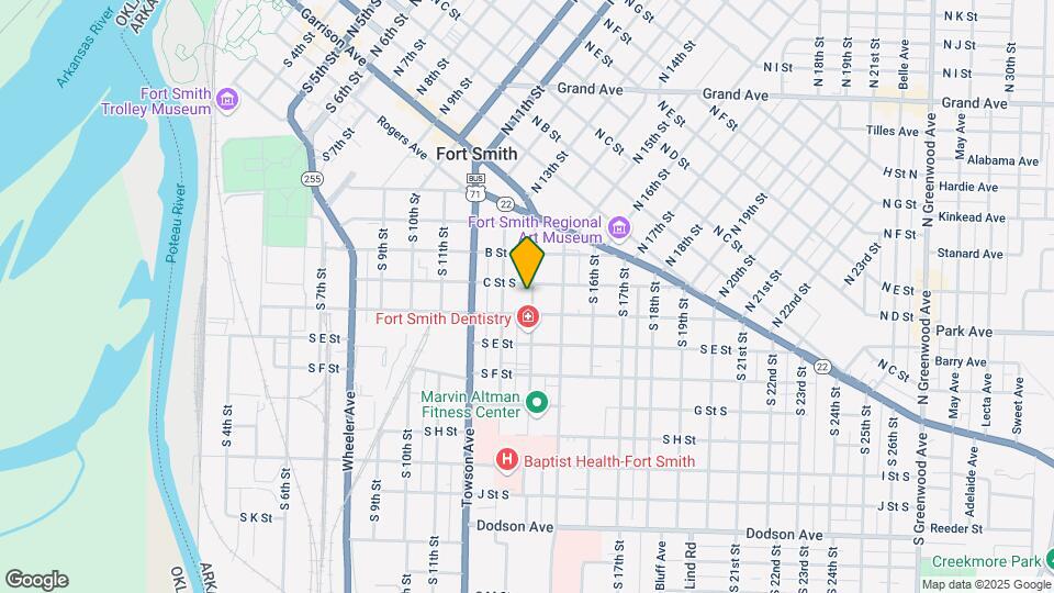 410 S 14th St Mapa y Detalles de la Ubicación
