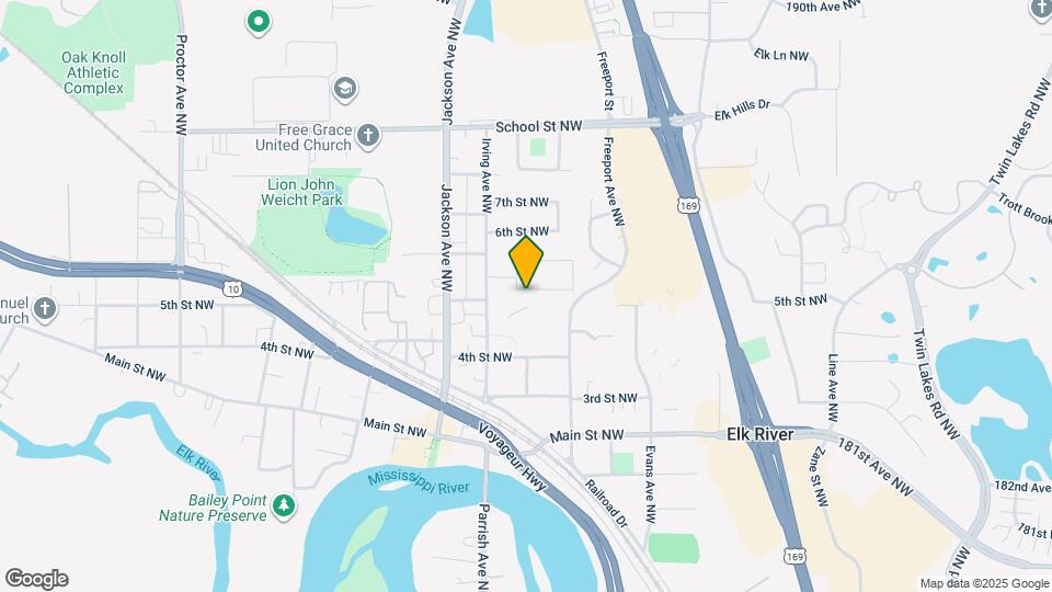 543 5th St NW Map and Location Details