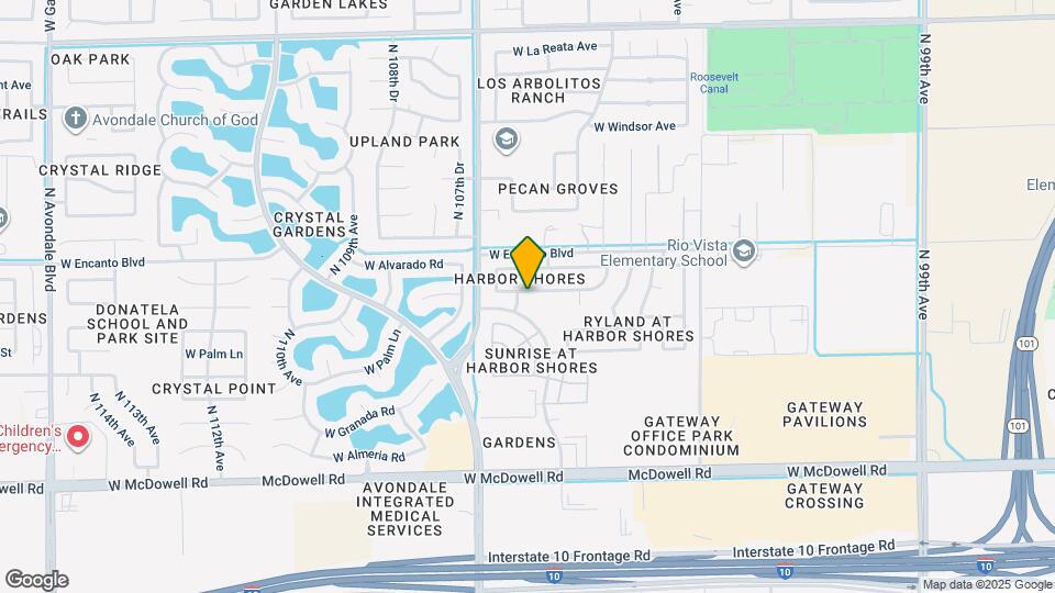 10625 W Monte Vista Rd Map and Location Details