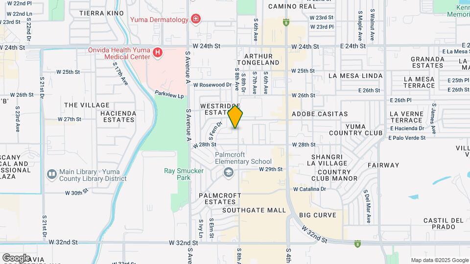 2743 S Mesa Ave Map and Location Details