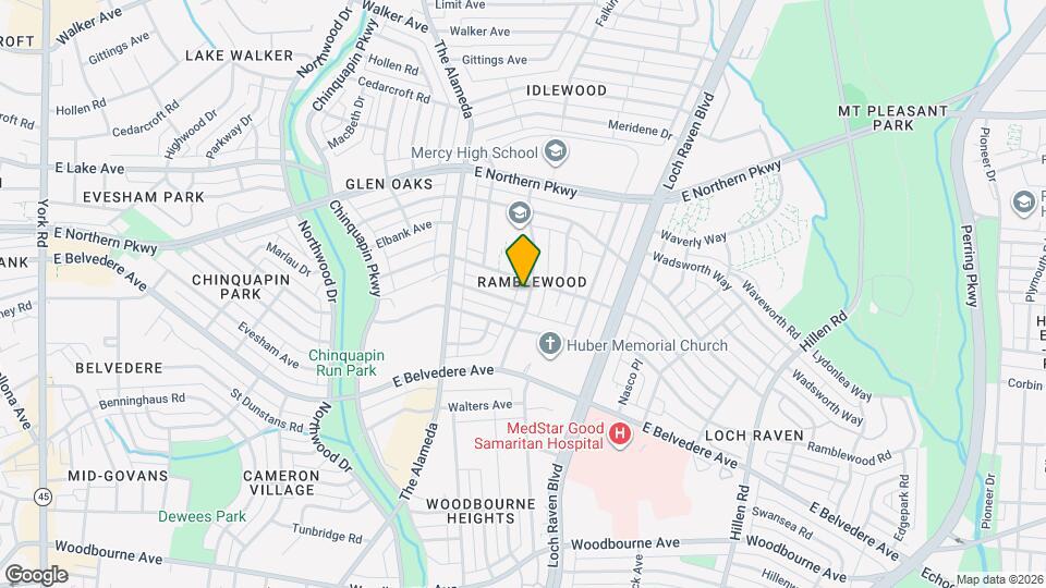 5822 Leith Walk Map and Location Details