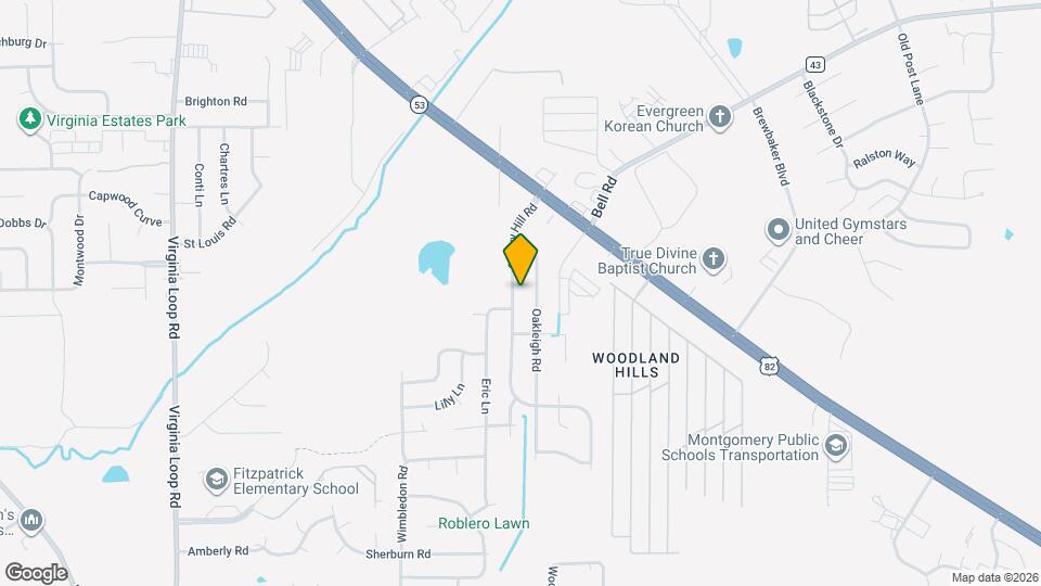 5953 Cherry Hill Rd Map and Location Details