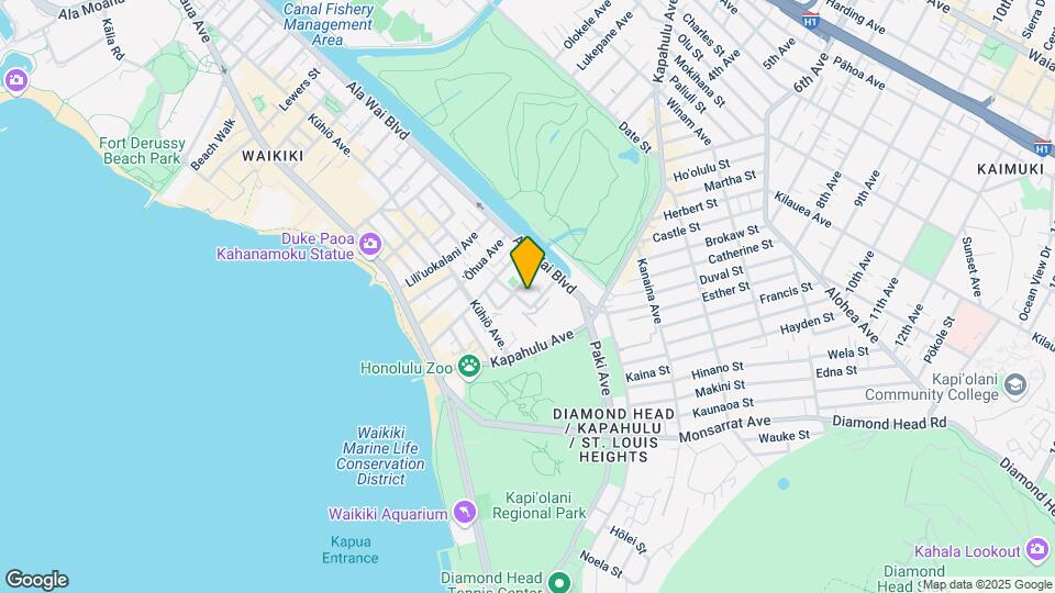 Diamond Head Vista Map and Location Details
