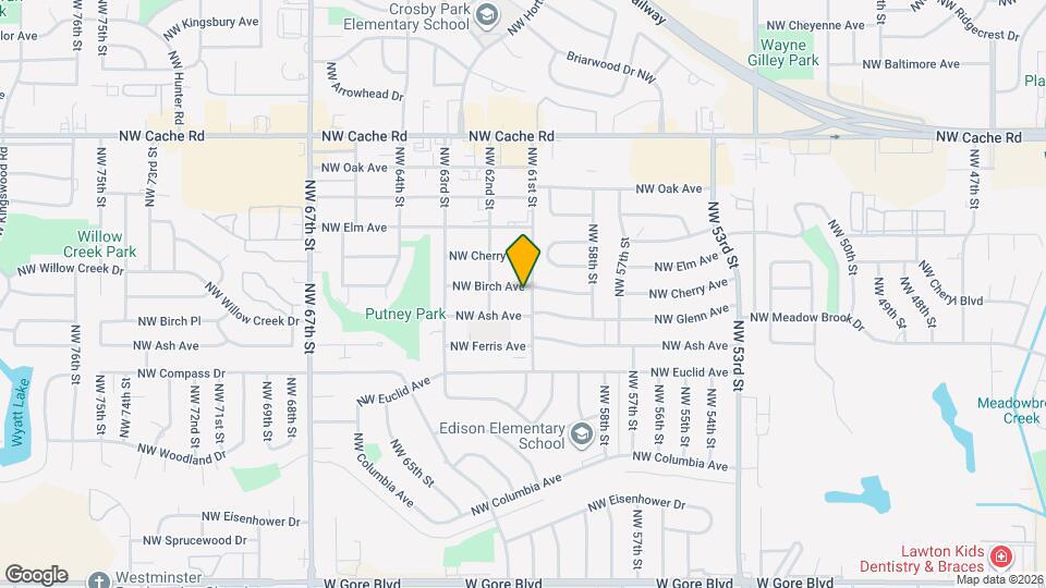 6104 NW Birch Ave Map and Location Details