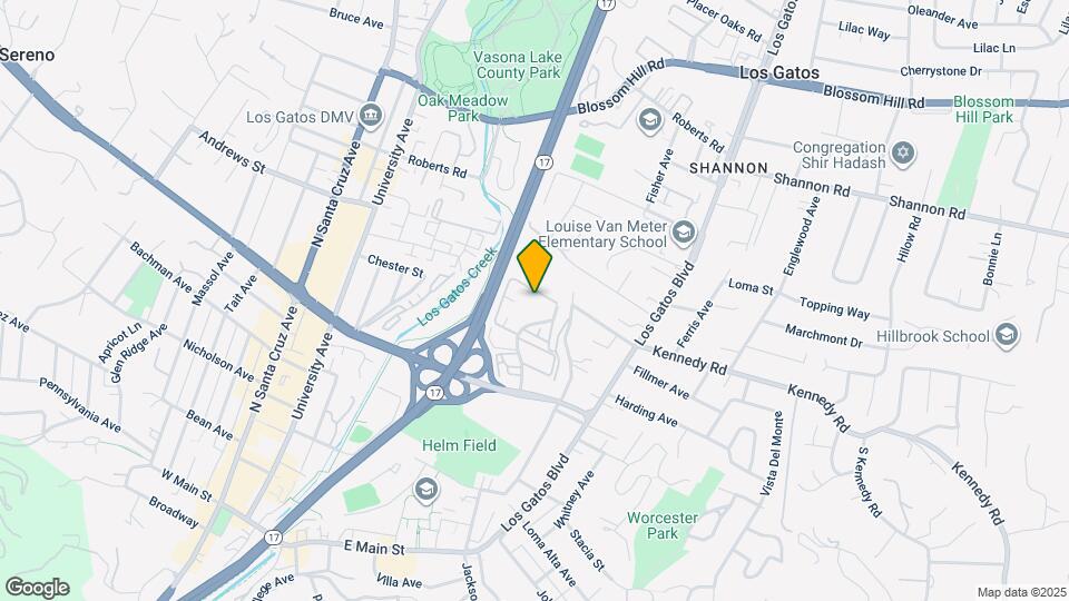 451 Alberto Way Mapa y Detalles de la Ubicación
