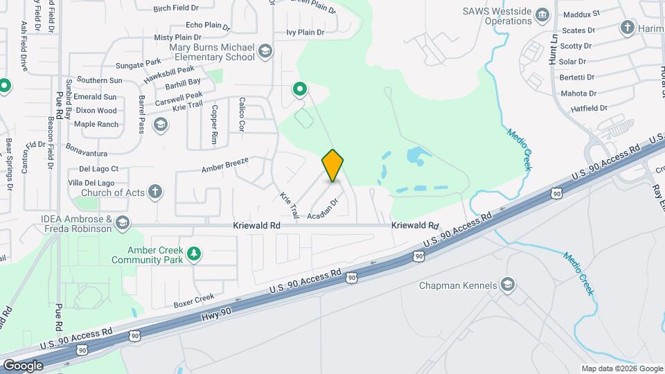 9616 Kennebec Way Map and Location Details