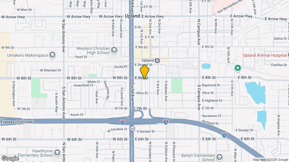 222 S 1st Ave Mapa y Detalles de la Ubicación