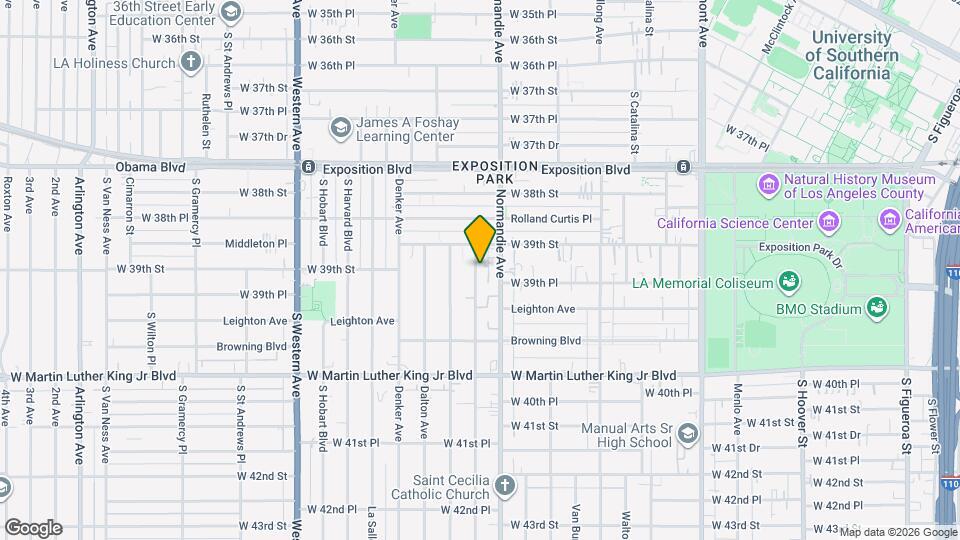 3918 1/2 Brighton Ave Map and Location Details