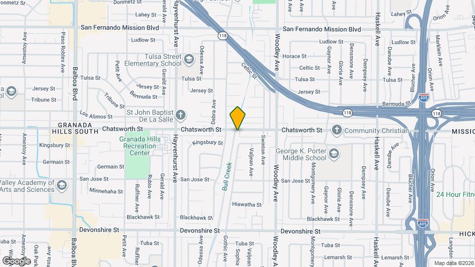 16334 Chatsworth St Mapa y Detalles de la Ubicación