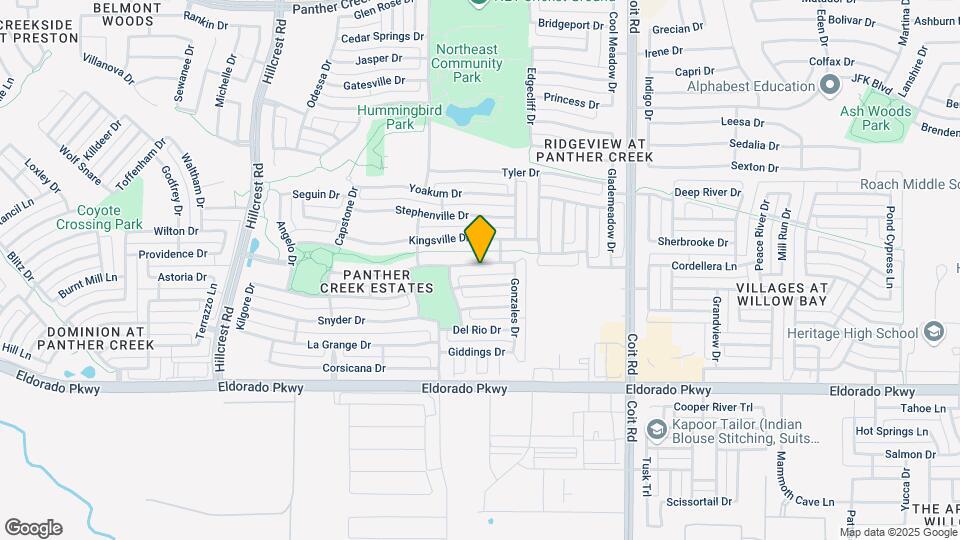 11927 Henderson Dr Map and Location Details