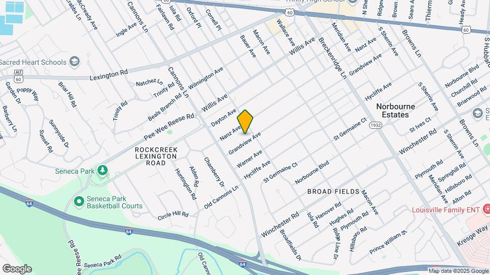 3319 Grandview Ave Map and Location Details