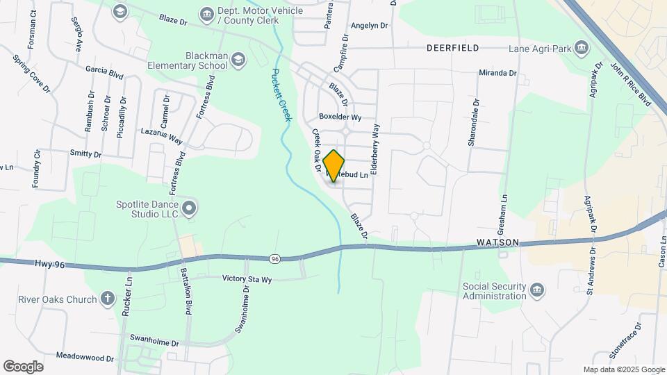 511 Creek Oak Dr Map and Location Details