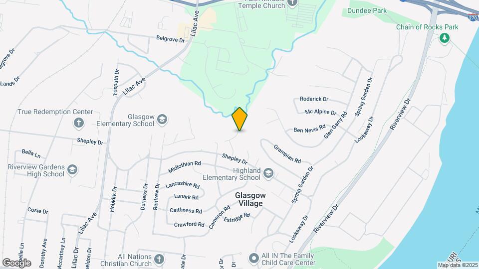 10634 Dunkeld Cir Map and Location Details