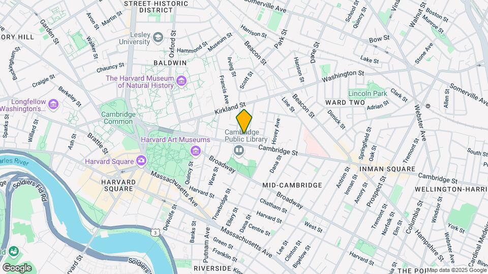 77 Trowbridge St Mapa y Detalles de la Ubicación