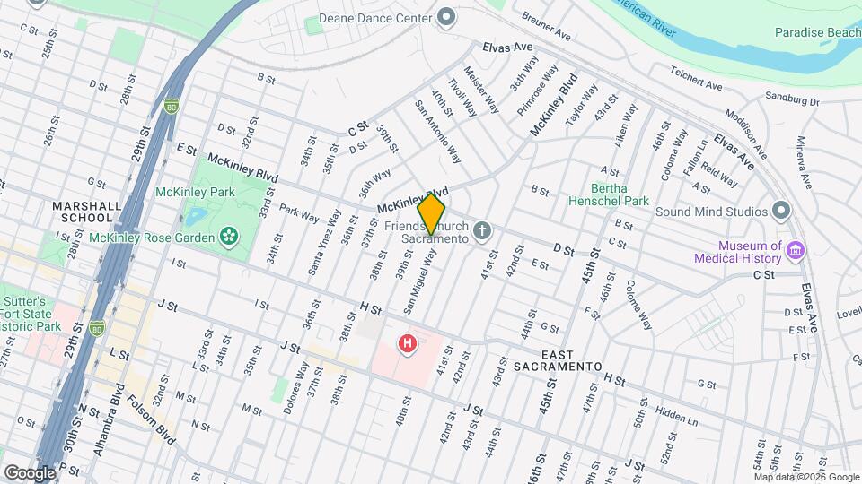 516 San Miguel Way Map and Location Details