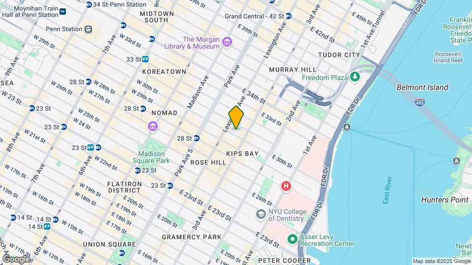 145 E 30th St Mapa y Detalles de la Ubicación