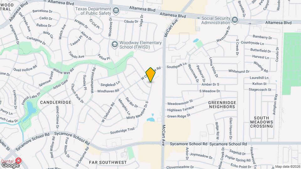 6920 Misty Meadow Dr S Mapa y Detalles de la Ubicación