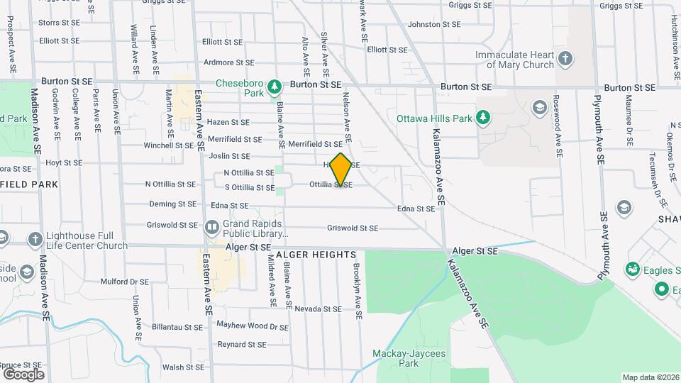 1130 Ottillia St SE Map and Location Details