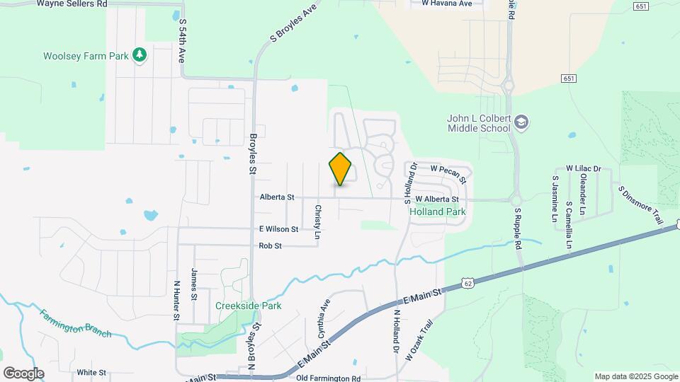 1302 S Springfield Dr Map and Location Details