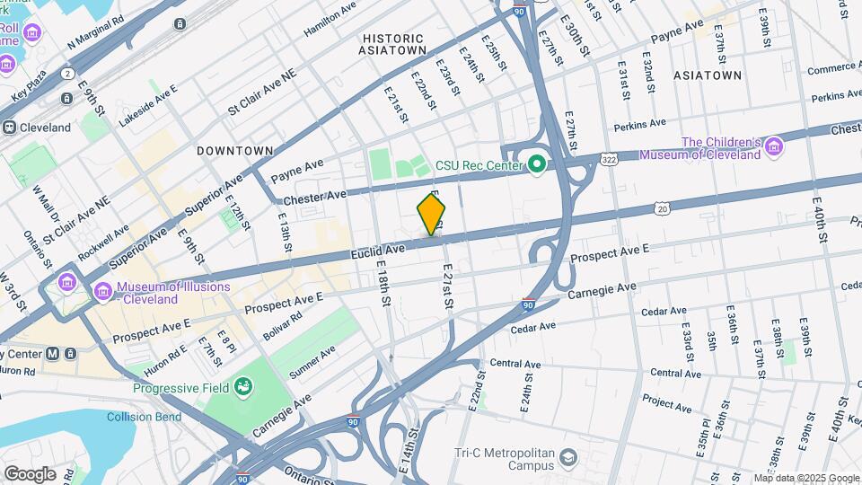 2030 Euclid Ave Mapa y Detalles de la Ubicación